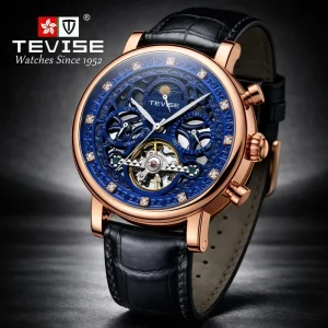 Men’s Watch with Custom Logo and Date Display