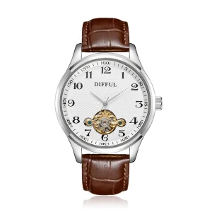 Men’s Watch with Moon Phase Multi-function Water-resistant Business Use Fully Automatic Mechanical Watch