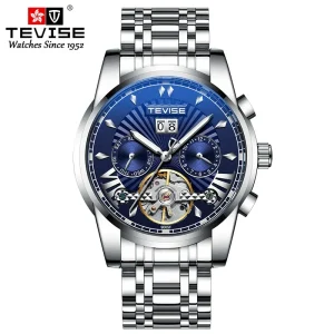 Mens Watches 39mm Dial Automatic Movement Mechanical Watch Stainless Steel Strap Waterproof Butterfly Buckle