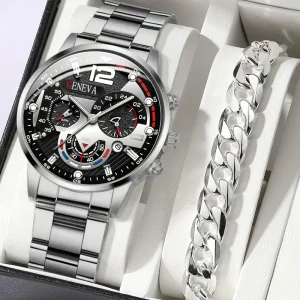 Men’s Watches Cross border Business Classic Chinese Style Steel Band Quartz Watches