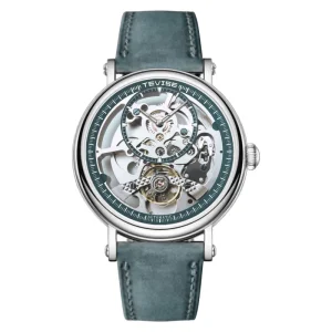 Men’s Watches Hollow Dial 41mm Casual Sports Watch Leather Strap Mechanical Wristwatches Automatic Designer Wristwatch