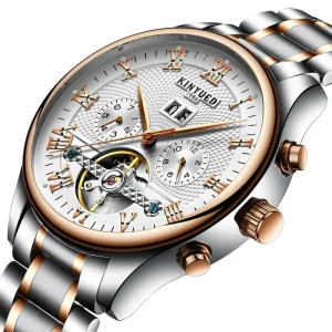 Men’s Watches Multi functional Automatic Mechanical Watch Stainless Steel Men’s Fashion Mechanical Watch J012