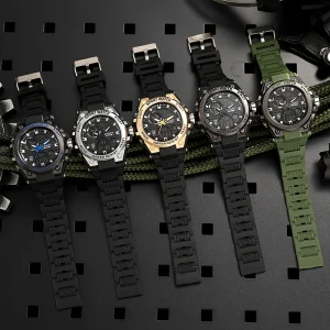Men’s Watches Sports Outdoor Waterproof Wrist Watch LED Stopwatch Clock Multifunction Electronic Watches (WT2281)