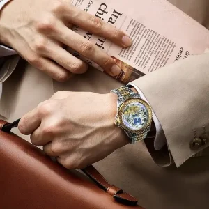 Mens Watches Stainless Steel Men Luxury Mechanical Male Automatic Watch for Man Relojes Hombre