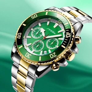 Men’s Watches Waterproof Quartz Timekeepers Stainless Steel Durability Watches