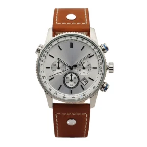 Mens Watches with Stainless Steel Waterproof Analog Quartz Fashion Business Chronograph Watch for Men Auto Date