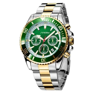 Men’s Waterproof Quartz Watch Stainless Steel Durability