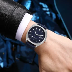 Men’s Waterproof Sports Watch Stainless Steel Custom Logo Sports Business Automatic Mechanical Wristwatch