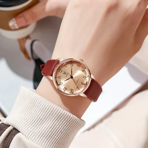 Men’s and Women’s Quartz Watch, Silicone Strap, Simple Style, Unisex