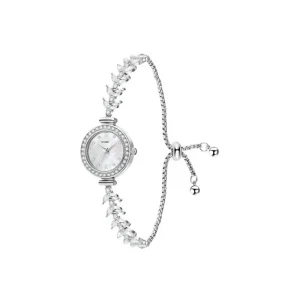 Mermaid Series Luxury Sport Antique Women’s Watch Mother of Pearl Dial Pointer Quartz Alloy Bracelet Water Resistant