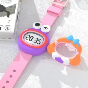 Mingrui Girls Gifts Kids DIY Cute Watch Set Waterpoof Digital Watch for Kids