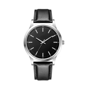 Minimalist Fashion Men’s Wristwatch Analog Quartz Custom Unisex Watch Round Dial Gift