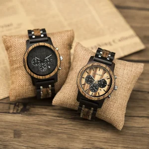 Minimalist Handcrafted Quartz Mens Watch for Men and Women Fashion Business Style with 22mm Band Width and Pointer Dial Display