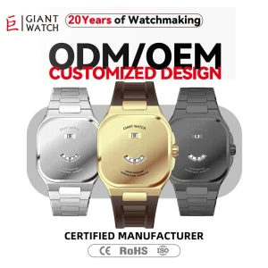 Minimalist Jump Hour Timepiece Stainless Steel ST1721 Vintage Mechanical Automatic Men Watches