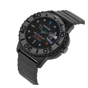 Minimalist Men’s Mechanical Watch with Luminescent Waterproof Calendar Function