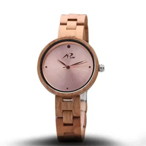 Multi Colors Natural Wood High quality Quartz Watches Women Watches Wooden Watch for Lady