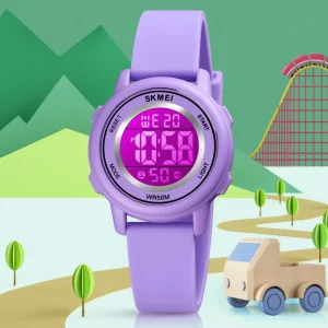 Multi-function LED Double Display Waterproof Sport Watch for Men Kids Electronic Movement Digital Watch