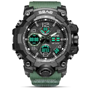 Multi-functional Sports Watch Outdoor Waterproof Alarm Clock Luminous Digital Watch Men
