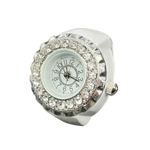 Multicolor Couple Rings Trendy High-grade Diamond Ring Watch for Men Women Accessories Delicate Cute Candy Color to Dauther