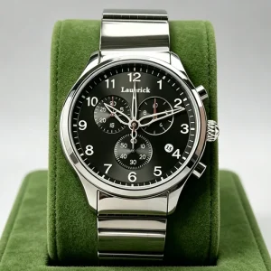 Multifunction Quartz Watches for Men Custom Logo Stainless Steel 100m Waterproof Chronograph Watches