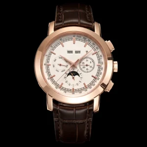 Multifunctional Automatic Mechanical Watch with Moon Phase Function Luxurious Wristwatch for Men Formal Occasion Sports Watch