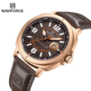 NAVIFORCE Watch 8078 Quartz Watch Waterproof Luminous Sport Men’s Clock
