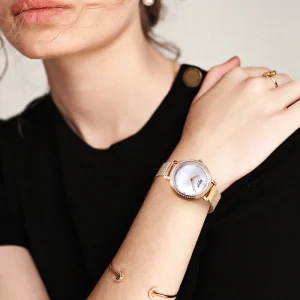 NESUN Elegant Women’s Ultra-Thin Quartz Watch Stainless Steel Water-Resistant Minimalist Casual Style