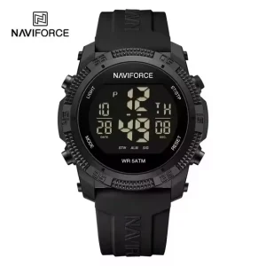 NF7104 7104 Custom Logo Digital Watch Men Silicone Band Sport Watch OEM ODM LED Luminous Calendar Wristwatch