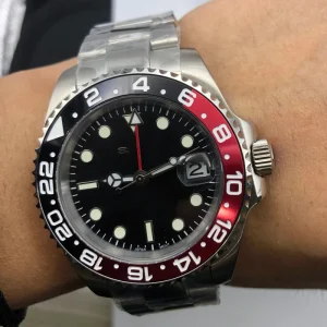 NH34 Fashionable Diver Style Sapphire Glass Automatic Watch Luminous Marks