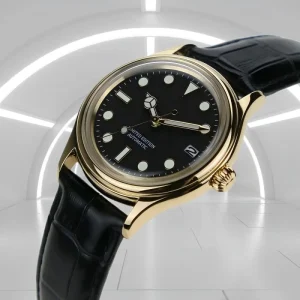 NH35 Automatic Movement Women’s Watch 38mm 316L Stainless Steel Case Top Hat Glass Analog Display Customized Logo