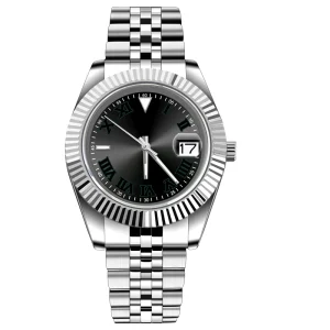 NH35 Mechanical Movement Unisex Watch with Modified Calendar and Sapphire Crystal Glass