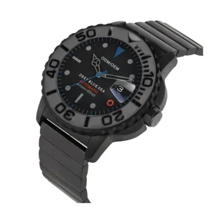 NH35 Men Classic Numerals Dial Black Diving Sapphire Watch Men Stainless Steel Mechanical Watch for Gift