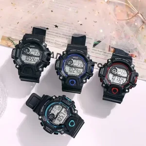 NYY Waterproof Digital Sports Watch for Men 30M Water Resistant LED Display Wristwatch with Alarm Stopwatch
