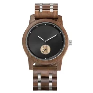 Natural Eco Friendly Quartz Indonesia Wood Watch Men Wooden Watches Holz