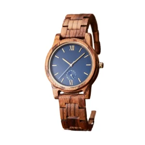 Natural Full Wood Sport Fashion Charm Luxury Quartz Wristwatch with Glass Dial Ultrathin Design Unisex