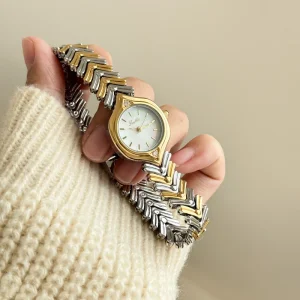 New 9722 Luxury Women’s Watch Quartz Alloy Waterproof Square Stainless Steel High Quality Buckle Strap Analog