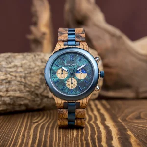 New Arrival Custom Luxury Quartz Wood Watch Eco Fashion OEM Low MOQ 43mm Dial for Business Antique Sport Cartoon