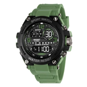 New Arrival Digital Wristwatch Multifunctional Customized Men’s Sport LED Digital 30M Waterproof Watch