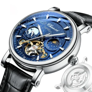 New Arrival Luxury Tourbillon Watch Clock Waterproof Luminous Wristwatch Mens Automatic Mechanical Watches