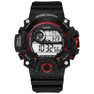New Arrival Men’s Multifunction Digital Sports Watch with Luminous Stop Watch Date Display Alarm for Outdoor Activities