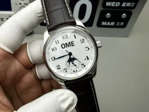 New Couple Charm Watch Fashion Digital Mechanical Movement Sapphire Crystal Stainless Steel Leather Men’s Women’s Jewelry