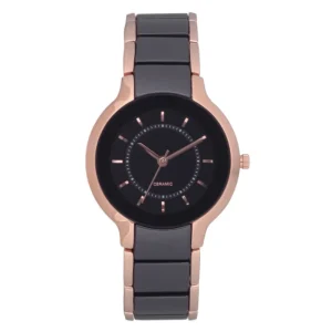 New Design Fashion Unisex Factory OEM Stainless Steel Watch Luxury Ceramic Band Quartz Couple Watch
