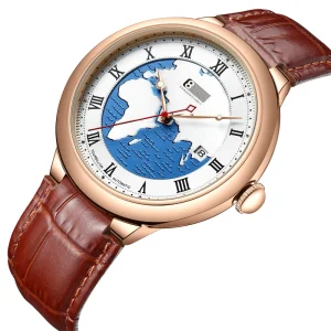 New Design G010 Wristwatches Luxury Leather Men’s Mechanical Watches