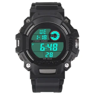 New Design Luxury Stylish Own Brand Digital Display Movement Chronograph Alarm Stop Watch Sports Kids Watch