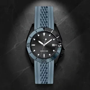 New Design Men’s Mechanical Watch Stainless Steel Diver Silicone Strap Luminous Date Display Low MOQ Business Casual
