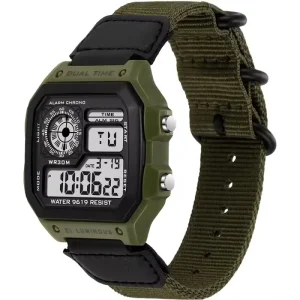 New Digital Watch 9619C Men’s Digital Watch Calendar Alarm Multifunction 3ATM Waterproof