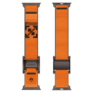 New Factory Watch Band for Apple 44/45/46/49mm Sports Stainless Steel Magnetic Buckle for Woven Nylon Strap