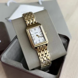 New Fashion Ladies Alloy Watch Female Student Simple Square Stainless Steel Quartz Wristwatch for Women