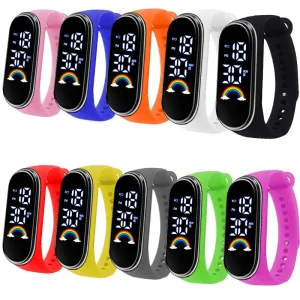 New Fashion Led Electronic Watch Touch Screen Children’s Watch