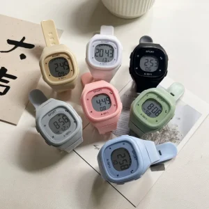 New Fashion Square LED Digital Quartz Watch for Men Women Kids College Sports Jelly Wristwatch Luxury Cartoon Design